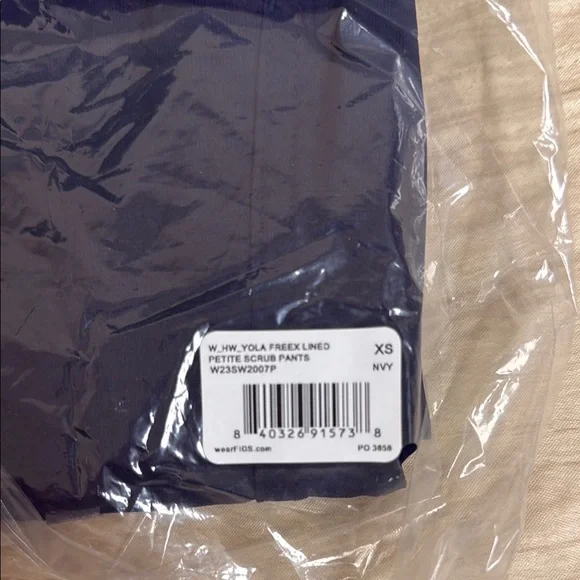 FIGS YOLA FREEX LINED SKINNY SCRUB PANTS 2.0 NAVY - XS - Picture 5 of 5